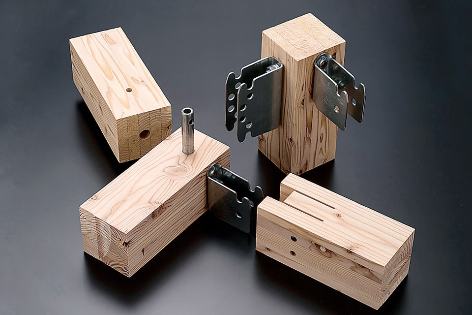 在来工法+金具工法